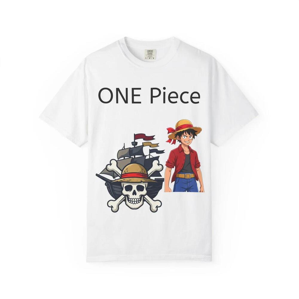 Straw Hat Pirate Skull Tee Graphic T-Shirt